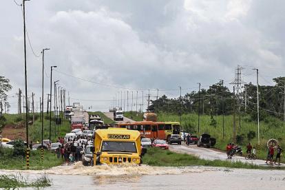 Acre, Brasil. Las tormentas registradas han dejado completamente inundadas algunas calles de este estado.