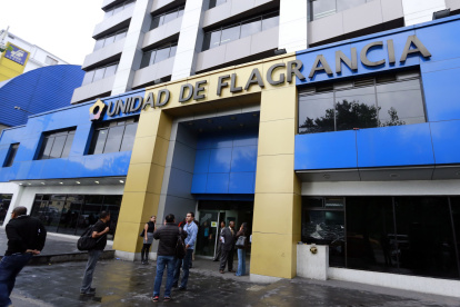 El hecho se registró la noche del domingo 26 de marzo de 2023 en la Unidad Judicial de Flagrancia, en el norte de Quito.