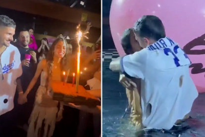 Tini Stoessel junto a Rodrigo De Paul