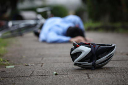Foto referencial de accidente en moto.