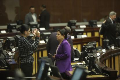 Inquietud. Según algunos asambleístas, en el pleno se hablaba de la posibilidad de que se active la herramienta constitucional.