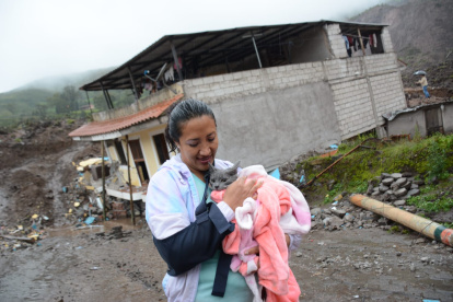Alexandra Maliza logró encontrar a su gato llamado Botas.