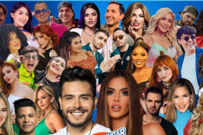 Parte de los artistas que serán parte de la Teletón.