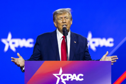 Donald Trum, expresidente de los Estados Unidos.