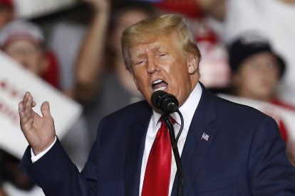 El expresidente de EE.UU., Donald Trump, en una fotografía de archivo.