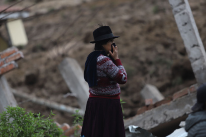 Esfuerzos. Desde el día del deslizamiento de tierra, los habitantes se han sumado a las labores de búsqueda.