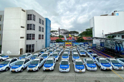 Logística. Decenas de patrulleros repotenciados fueron entregados.