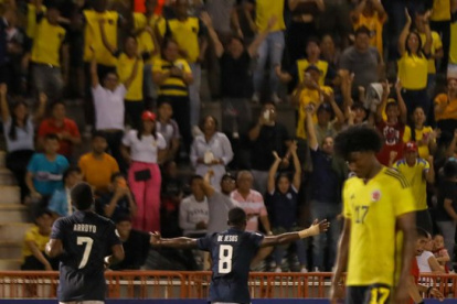 Geremy De Jesús, quien también anotó en el debut, repitió ayer en Ecuador anotando el tercero de los 4 goles ante Colombia.