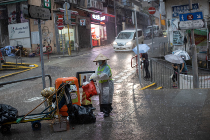 Imagen de archivo. sobre lluvias en China.