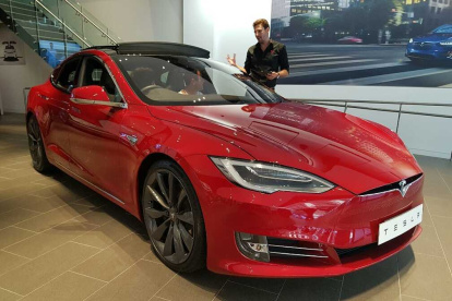 El Model S de Tesla fue el auto con más salida.