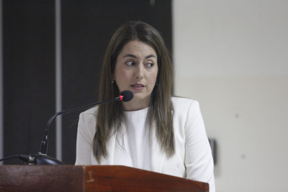 Wendy Reyes, posesionada como nueva Secretaria de Comunicación, en las instalaciones del ECU 911
