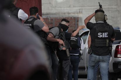 Una foto referencia de la Policía de México en sus labores de invesigación.