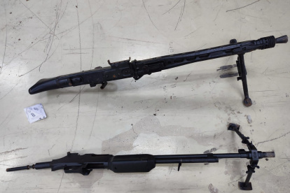 La banda se dedicaba a la recepción de armamento tipo fusiles.