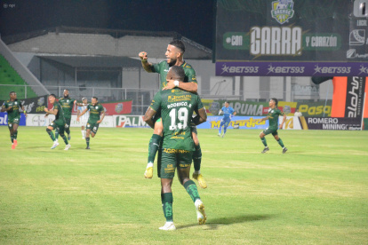 Machala, 2 de abril de 2023, Orense gana 2x1 a Guayaquil City en el estadio 9 de Mayo. Gol de Andy Burbano y Rodrigo Rivas API/ Ariel SuÃ¡rez ag-periodistas