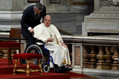 El papa Francisco en el Vaticano.