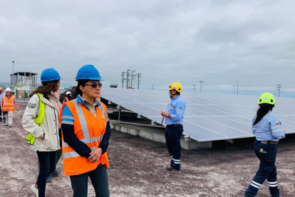 Operación. Instalaciones fotovoltaicas en la isla Isabela, Galápagos.