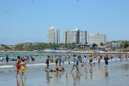 El ambiente del primer día del feriado de Semana Santa.