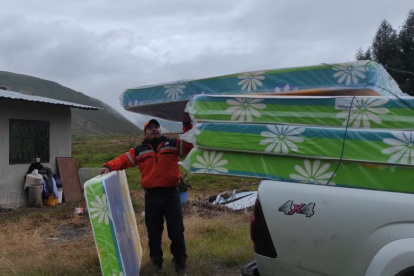 Tras la alerta se comenzó la evacuación en la zona de riesgo.