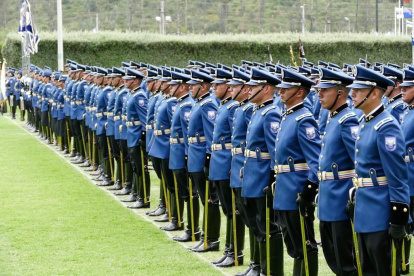 Filas. Alrededor de 52.000 policías forman parte de la institución uniformada.