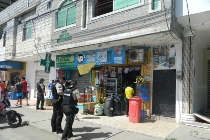 Sitio. El último asesinato ocurrió en un negocio de la avenida Paquisha.