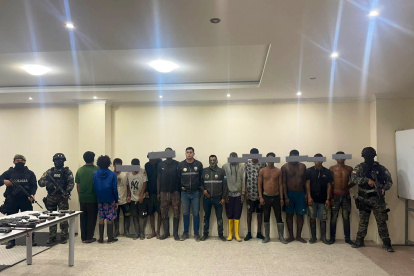 El operativo permitió la desarticulación de un grupo armado que se presume pertenecía a la banda Los Lobos