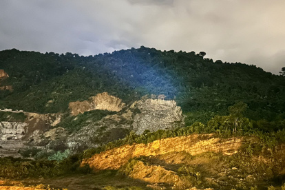 El cerro Blanco está a pocos metro de la urbanización Portal al Sol