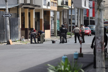 El personal especializado analiza el material encontrado