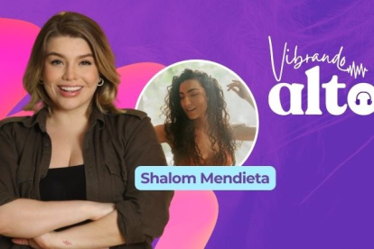 Shalom Mendieta en un episodio de Vibrando Alto.