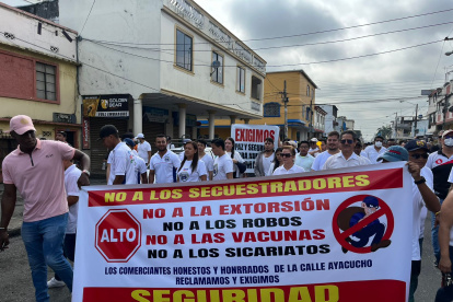 Los comerciantes exigen seguridad y protección ante las extorsiones y secuestros