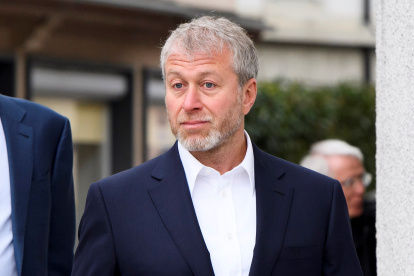 Imagen de Archivo del magnate petrolero ruso Roman Abramovich.