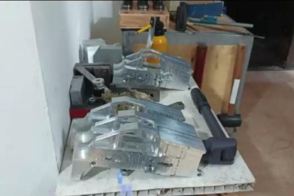 Manabí. La organización delictiva tenía una armería ilegal.