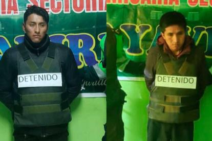 Detenidos en el caso del femicidio del Colegio Nacional de Enfermeras de Perú.