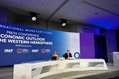 El FMI publicó las proyecciones para el hemisferio occidental este 13 de abril de 2023.