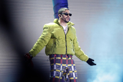El cantante puertorriqueño Bad Bunny en una foto de archivo