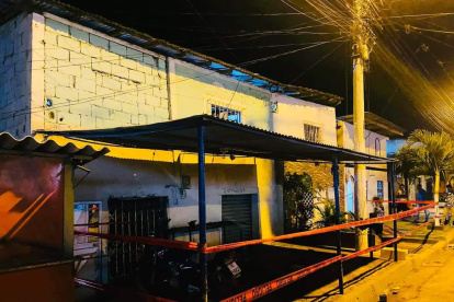 Antecedente. La vivienda ya estaba acordonada días antes.