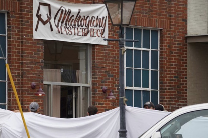 El sitio donde ocurrió el tiroteo fue acordonado por la Policía.