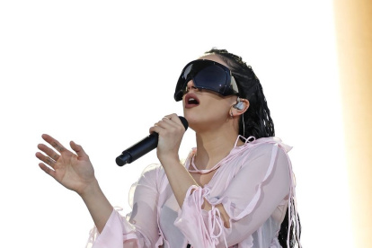 Rosalía dejó con la boca abierta al público con su cautivante intervención musical.