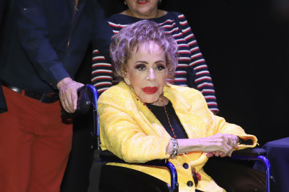 Silvia Pinal, de 91 años, una de las últimas estrellas del cine oro de México.