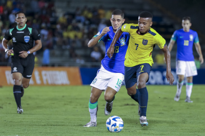Ecuador y Brasil igualaron 2-2, en la primera fecha del hexagonal final del Sudamericano sub-17.