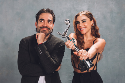 Omar Chaparro y Carolina Gaitán.