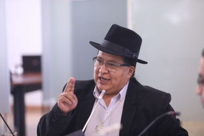 Cargo. Manuel Medina dirige la Comisión de Educación y ha sumado criticas de oficialistas y opositores.