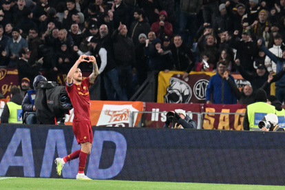 Lorenzo Pellegrini fue el autor del segundo de los tres goles de la victoria.