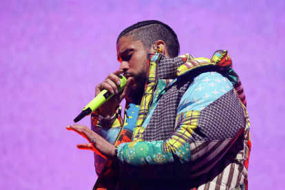 Bad Bunny en el escenario de Coachella, Colorado.