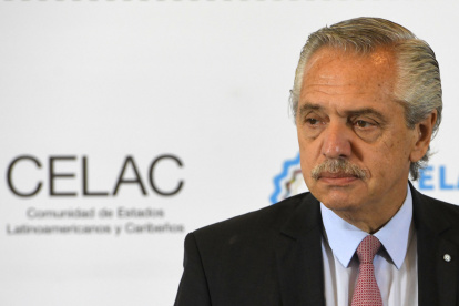 Fotografía de archivo del presidente de Argentina Alberto Fernández.