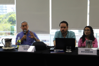 Jorge Bejarano, director ejecutivo del Inspi, durante su intervención en el taller en Lima.