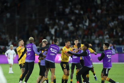 En el estadio Rodrigo Paz Delgado se lleva el encuentro entre LIGA VS BARCELONA Quito 15 de Abril de 2023 GUSTAVO GUAMAN Agencia (ag-expreso ag-extra - ag-Quito)