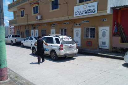 Nuevo atentado en la Policía Judicial de Daule.