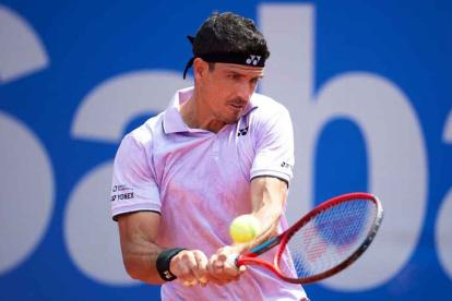 Gómez perdió dos sets ante el búlgaro Grigor Dimitrov.