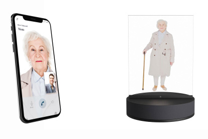 Vivencial. Este  es el dispositivo de réplica virtual Here-ai.