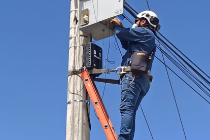 Instalación. Como parte de la seguridad, se instalaron alarmas en diferentes puntos de la ciudad